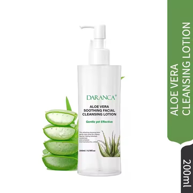 Lavage du visage des hommes d'Aloe Vera
