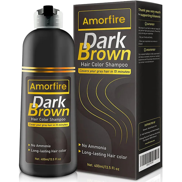 Shampo Pewarna Rambut Coklat Tua