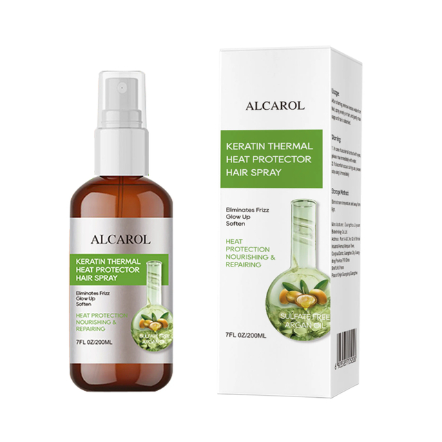Semprotan Rambut Pelindung Panas Termal ALCAROL Keratin