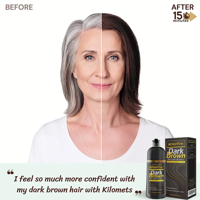 Shampo Pewarna Rambut Coklat Tua