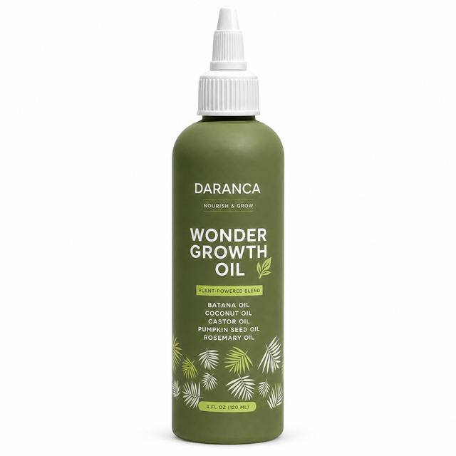 Huile de croissance de cheveux Wonder, marque priv&eacute;e, m&eacute;lange de plantes naturelles, huile de ricin, romarin Batana pour cheveux plus &eacute;pais et hydrat&eacute;s, 120ml