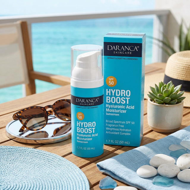Yuz va tana uchun gialuron kislotali nemlendirici quyosh kremi