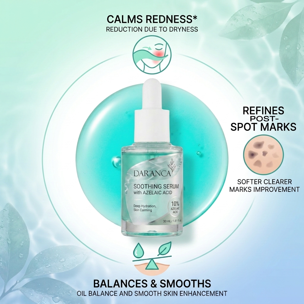 Serum Perawatan Wajah Menenangkan Asam Azelaic 10% 30ml