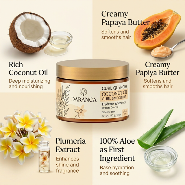 Крем-смузи для волос Curl Quench с кокосовым маслом